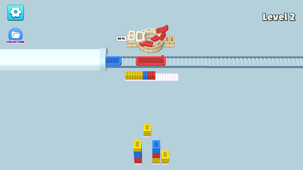 Chơi game Xếp gạch màu sắc - GameVui.vn