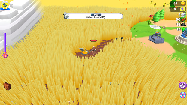 Cắt cỏ, khám phá các tài nguyên ẩn giấu