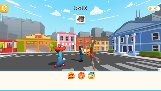 Sử dụng mũi tên để điều chỉnh cảm xúc của mọi người.