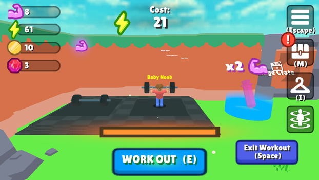 Nâng cao sức mạnh cho nhân vật.