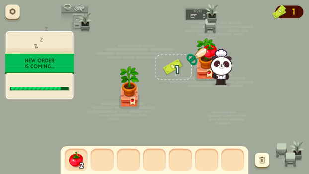 Thu hoạch hoa quả.