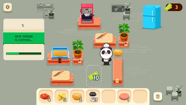 Mở khóa nhiều trang thiết bị nấu ăn.