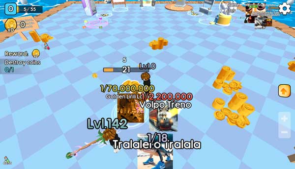 Thu thập thật nhiều tiền xu vàng