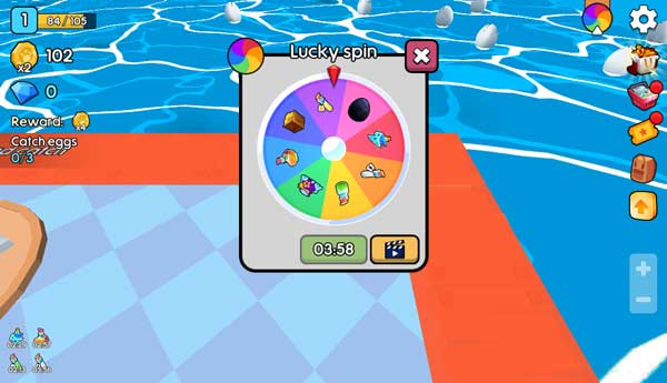 Thử vận may bằng vòng quay may mắn