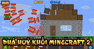 Phá huỷ khối Minecraft 2