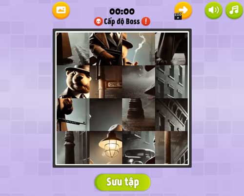 Đặt các mảnh ảnh nhỏ vào đúng vị trí