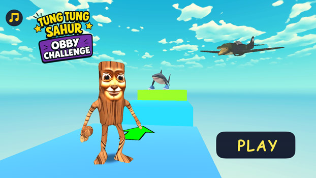 Chơi game Tung Sahur parkour - GameVui.vn