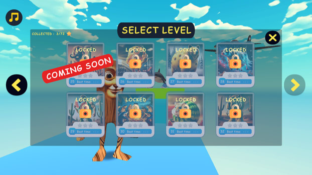 Có tất cả 32 màn chơi.