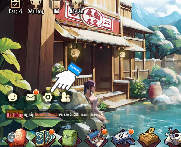 Chạm mục Cài Đặt