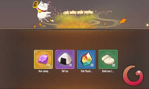 Phần thưởng đổi code