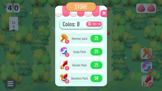 Mua những vật phẩm hỗ trợ.