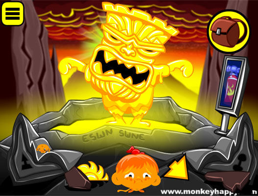 Đánh bại quái vật tượng vàng.