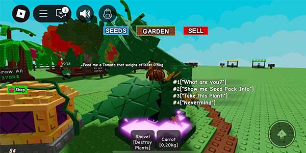 Cách cho Hungry Plant ăn trong Grow a Garden