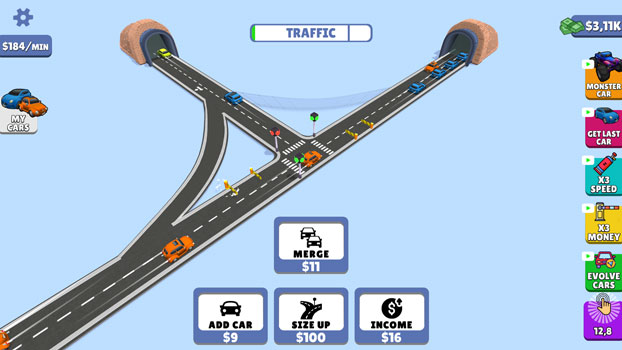 Kiếm tài nguyên bằng cách vận hành giao thông một cách trơn tru.