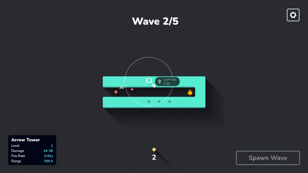 Nâng cấp các tháp phòng thủ.