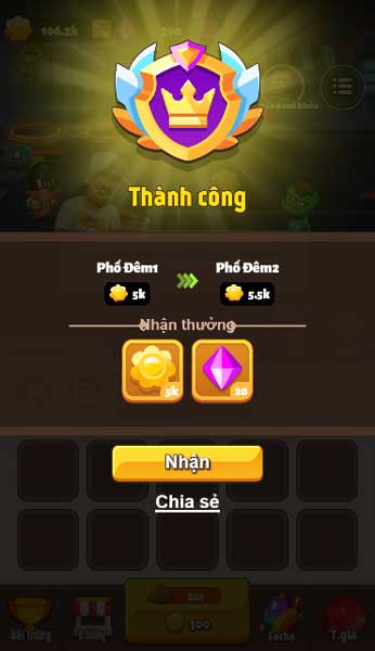 Hoàn thành level cấp độ