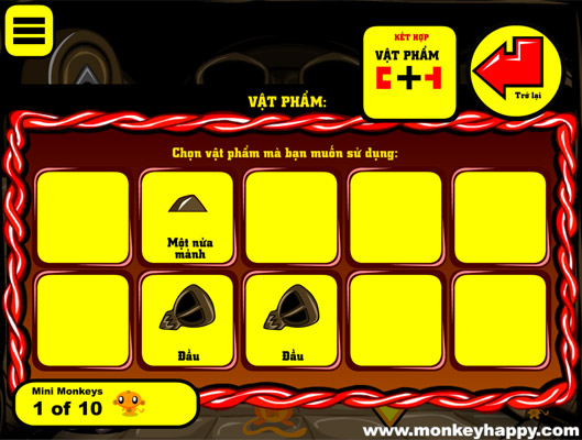 Ghép hoặc sử dụng các vật phẩm vào mục đích khác nhau.