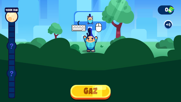 Chơi game Gaz bay cao - GameVui.vn