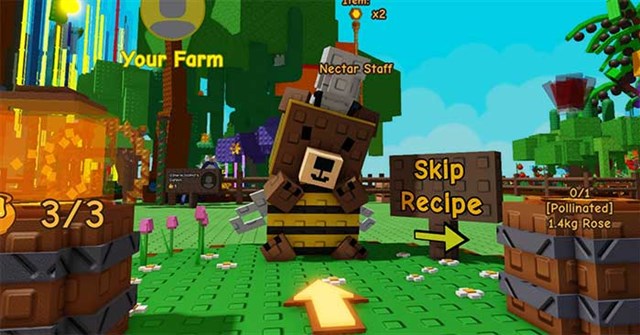 Grow a Garden: Tất cả công thức chế tạo và phần thưởng Bizzy Bear
