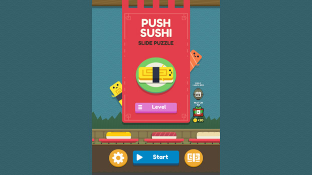 Chơi game Đẩy sushi - GameVui.vn