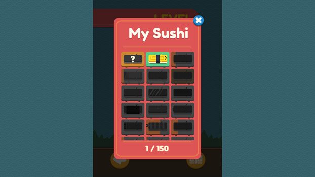 Nhiều trang phục sushi chờ bạn khám phá.