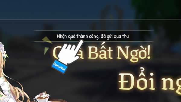 Nhận quà thành công