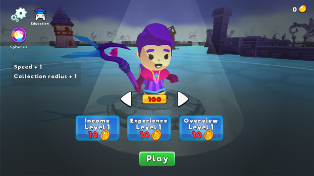 Nhiều trang phục với các sức mạnh khác nhau.