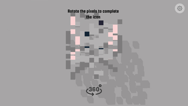 Kéo thả để lật các hình vuông.