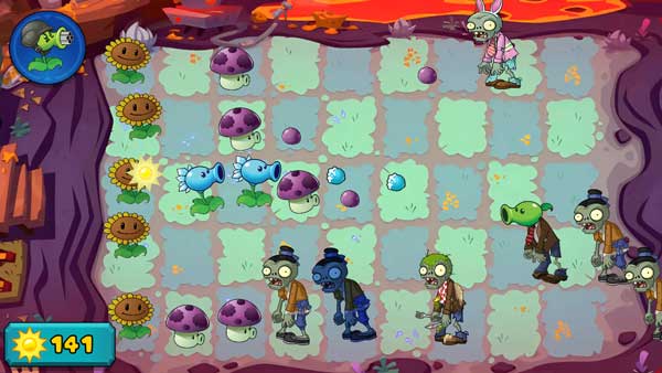 Đừng để lũ Zombie tiếp cận những cây hoa quả chiến đấu của bạn