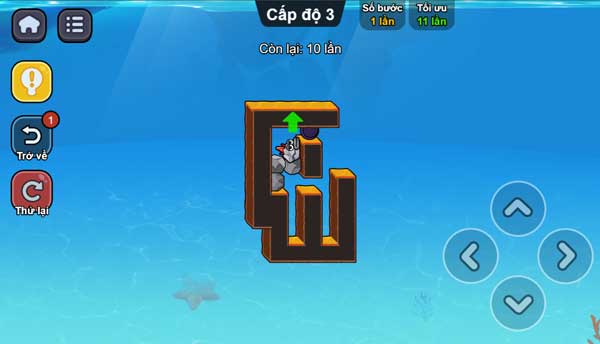 Nếu gặp khó khăn người chơi hãy dùng gợi ý hỗ trợ