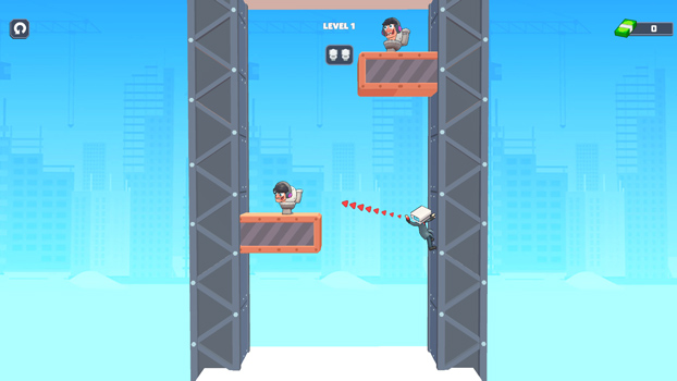 Đu dây để tung các đòn đánh bại đối thủ.