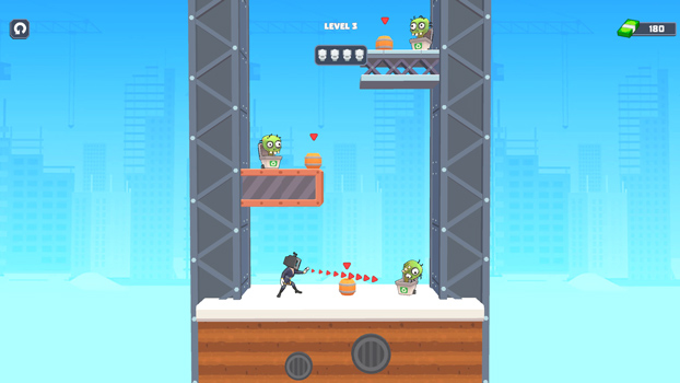 Nhiều màn chơi thử thách khả năng giải đố của bạn.