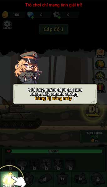 Chơi game Xe tăng tiến lên - GameVui