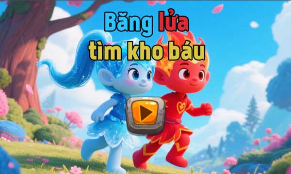 Chơi game Băng Lửa tìm kho báu - GameVui
