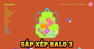 Sắp xếp balo 3
