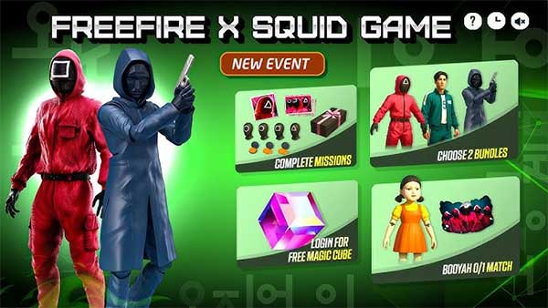 Sự kiện Free Fire x Squid Game