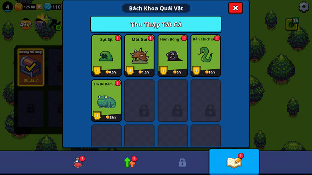 Khám phá danh sách đa dạng các quái vật.