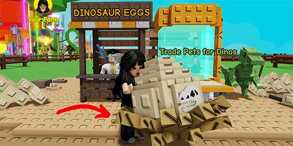 Trứng khủng long và tất cả các thú cưng mới trong Grow a Garden