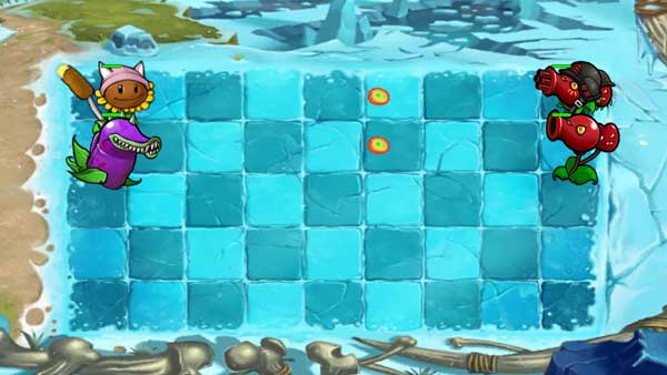 Đội hình cây trồng của bạn chiến đấu so tài với đối thủ