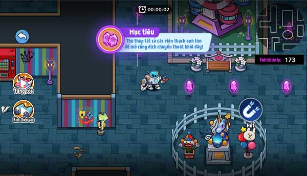 Mỗi nhân vật đều có kỹ năng độc đáo khác nhau