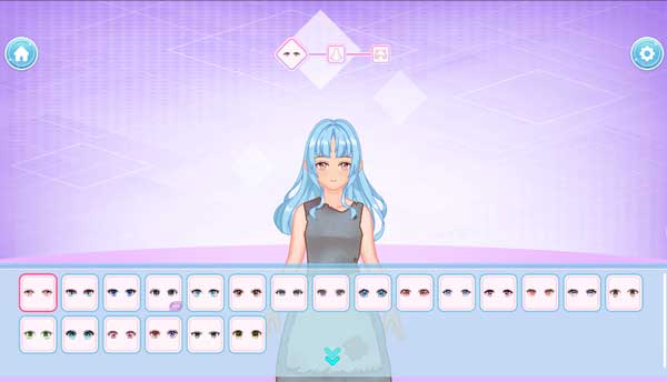 Lựa chọn các phụ kiện, kiểu mắt...