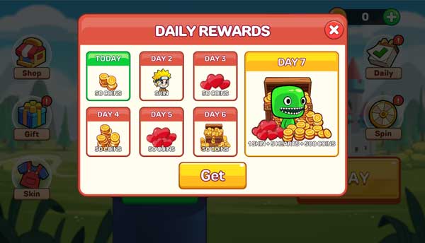 Quà thưởng đăng nhập Game