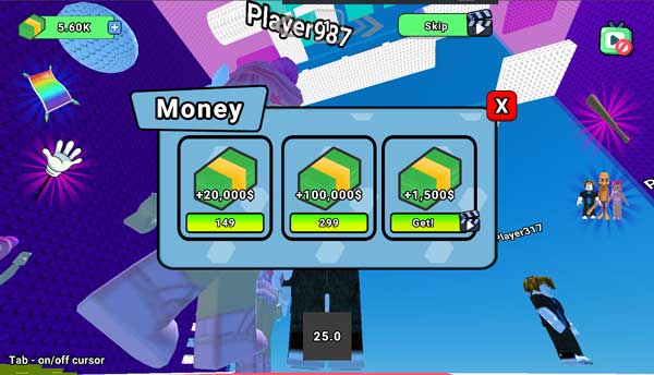 Xem video QC để nhận thêm tiền giấy