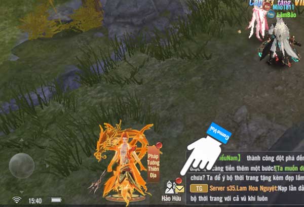 Chạm biểu tượng thư