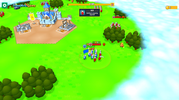 Đánh bại các đội quân khác để thu thập tài nguyên.