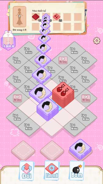 Số ô vải cũng sẽ được mở nhiều hơn khi lên cấp độ