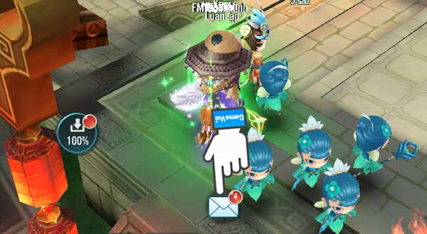 Chạm mục Hòm thư