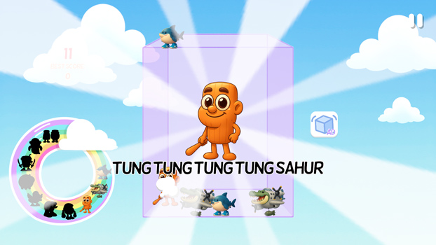 Mở khoá nhiều sinh vật vũ trụ Brainrot.