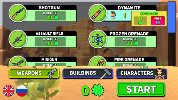 Chơi game Xạ thủ đầu mìn - GameVui.vn