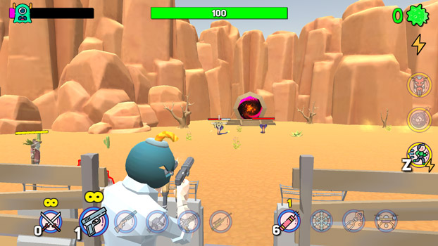 Đánh bại toàn bộ quái vật và cố gắng sinh tồn.